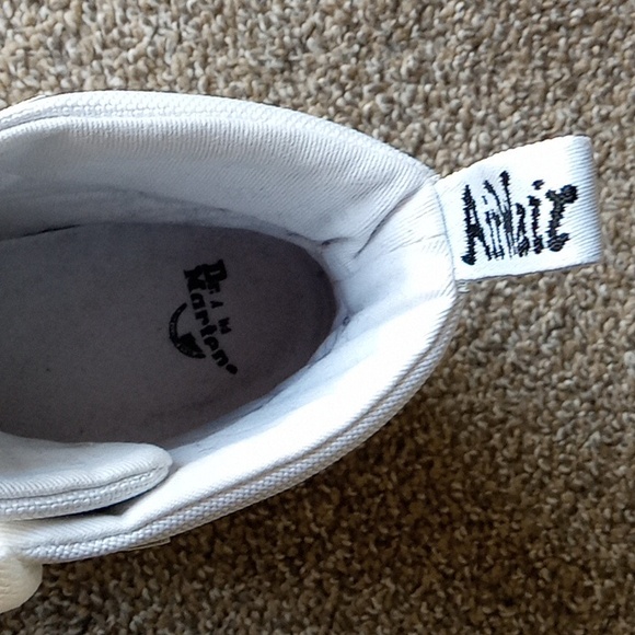 Dr Martens White Combs Platform Boot - Picture 8 of 11